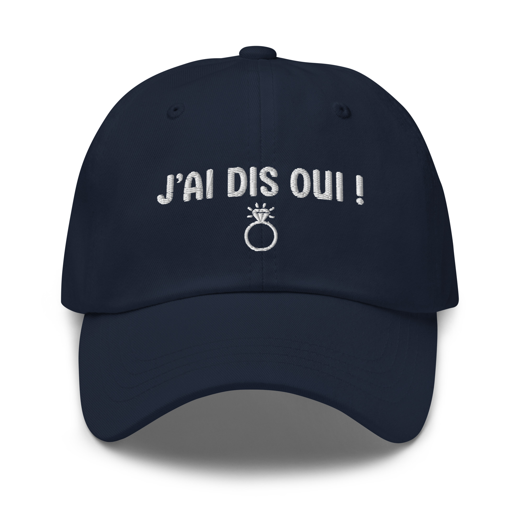 Casquette j'ai dis oui bleu marine