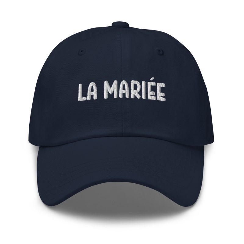 Casquette la mariée bleu marine Casquette la mariée bleu marine