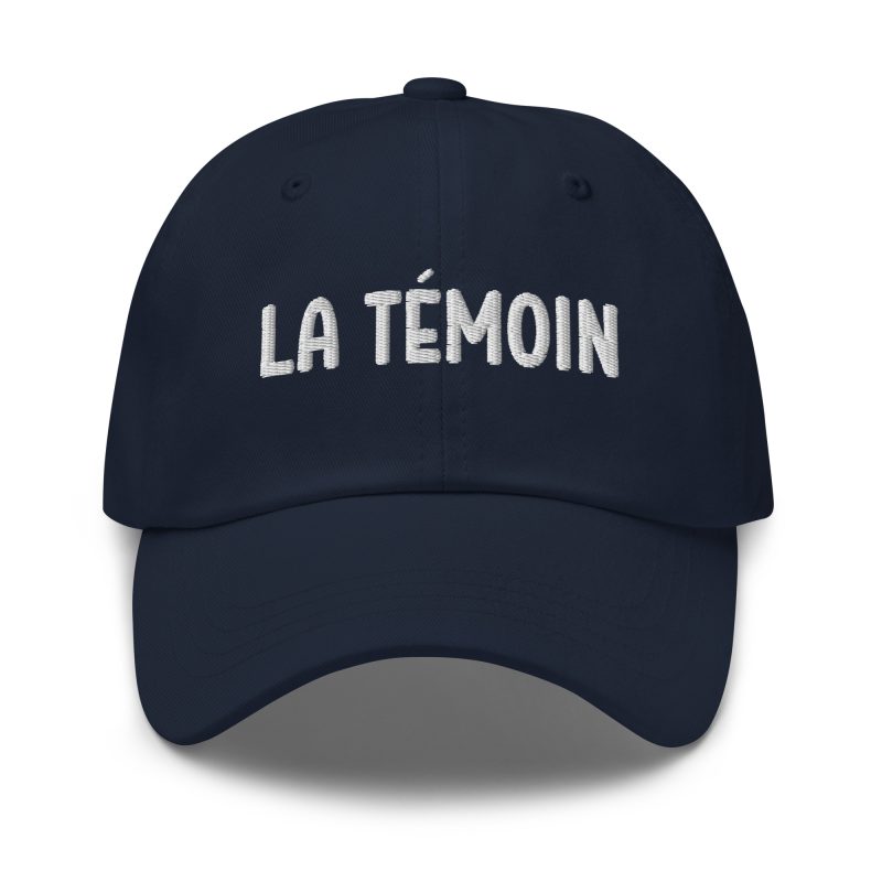 Casquette la témoin bleu marine Casquette la témoin bleu marine