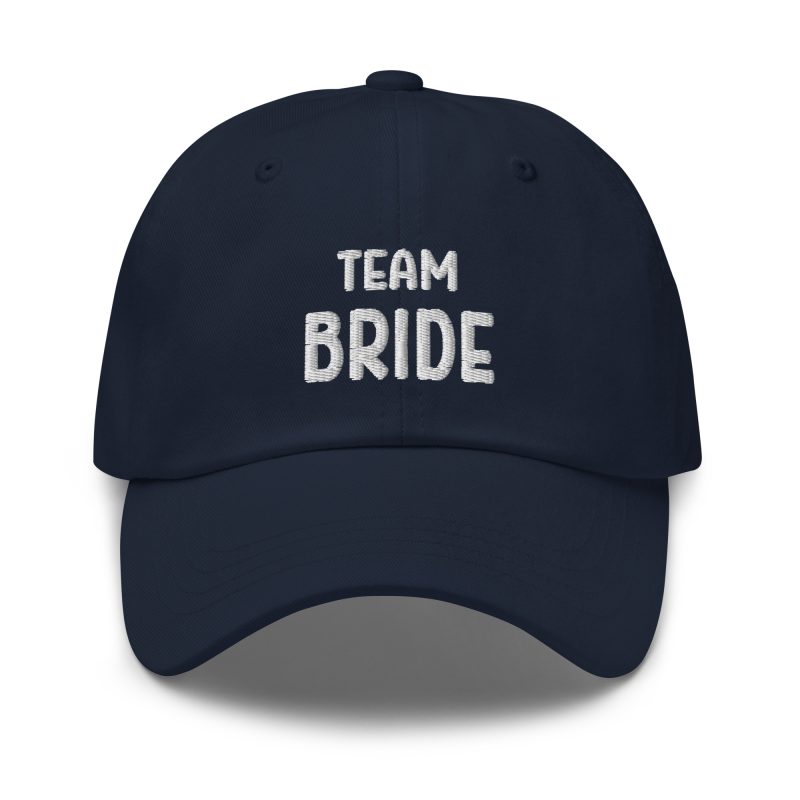 Casquette team bride bleu marine Casquette team bride bleu marine
