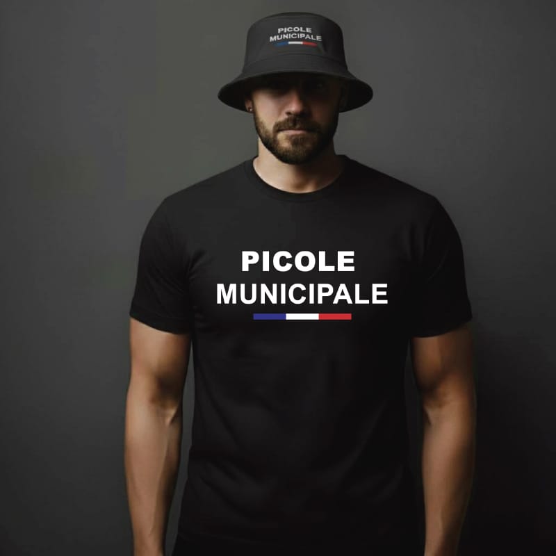 pack picole municipale t shirt bob noir pack picole municipale t shirt bob noir