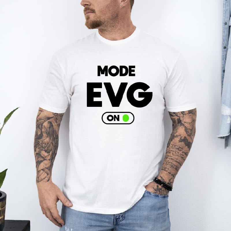t shirt mode evg activé blanc